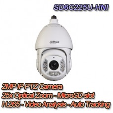 TELECAMERA IP 1080P PTZ STARLIGHT H.265 VIDEO ANALISI & AUTO TRACKING - DAHUA - SD6C225U-HNI 