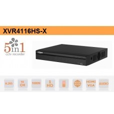 XVR 5IN1 16 CANALI HD CVI HDTVI AHD ANALOGICO IP 1080N - DAHUA - XVR4116HS-X 