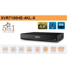 DVR 8 Canali HD CVI AHD TVI ANALOGICO IP 8MP 4K Dahua - XVR7108HE-4KL-X 
